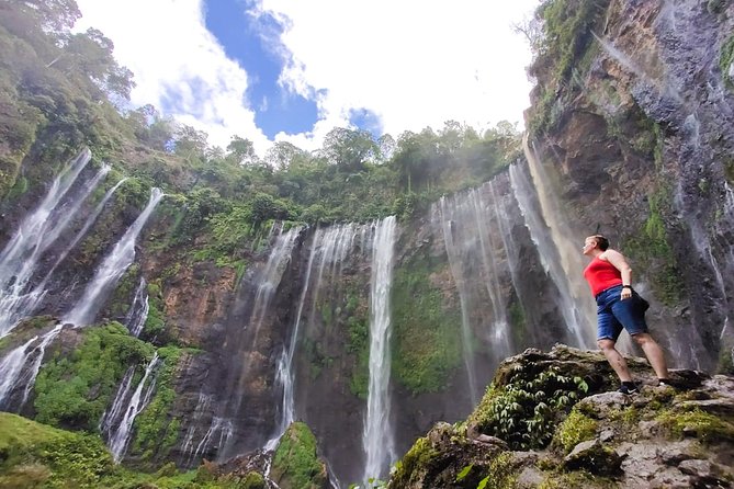 1Day - Tumpak Sewu Waterfall and Goa Tetes Cave Trekking - The Motorbike Shuttle and the Flood-Damaged Road