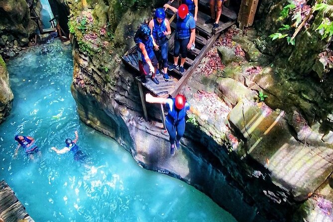 27 Waterfalls Damajagua Amber Cove, Taino Bay - Puerto Plata - Sliding and jumping through the natural pools