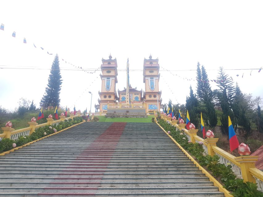 7-hour Datanla waterfall, Clay Tunnel and Holy See temple - Cao Dai Temple, a compact religious landmark
