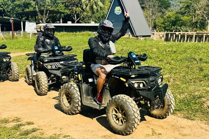 7 Hour Sticky Waterfall and ATV Guided Adventures - One hour on an ATV adds speed and dirt