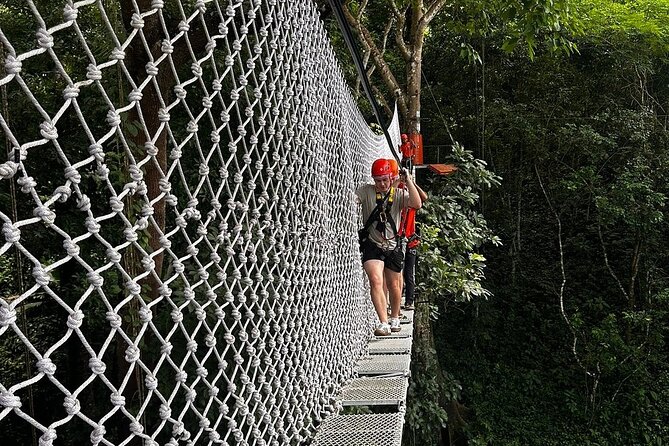 7 Hour Sticky Waterfall and Zipline Adventure - Climbing up Bua Thong Falls