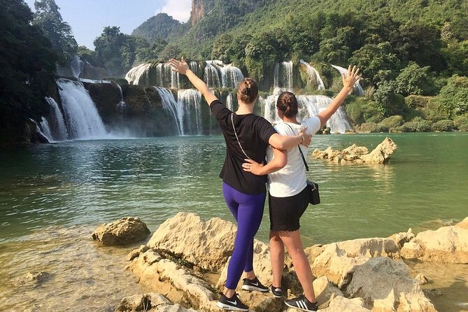 Adventure Tour to Ban Gioc Waterfall - Ba Be Lake 3 days 2 nights - Day 2: Ban Gioc Waterfall and Nguom Ngao Cave