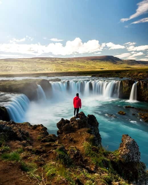 Akureyri Port: Godafoss Waterfall Guided Tour with Pickup - Meeting the bus at Akureyri Harbor