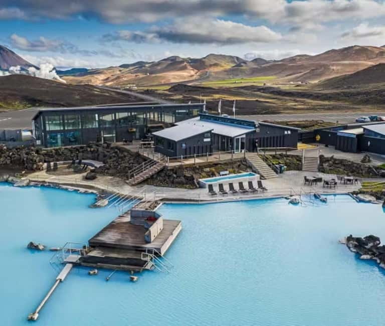 Akureyri Port: Myvatn Nature Baths & Godafoss Waterfall Tour - Goðafoss: a broad waterfall with a national story