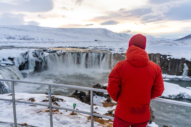 Akureyri Winter Godafoss Tour - What to wear and bring for an icy stop