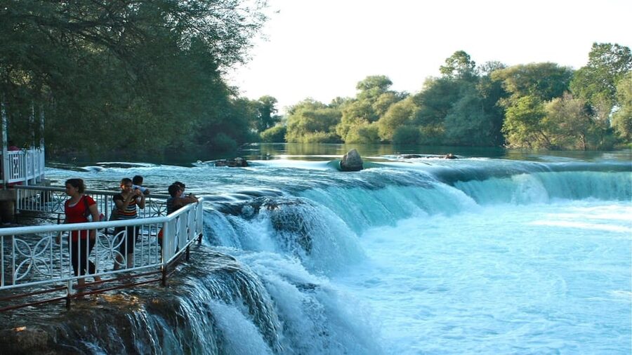 Alanya/Side: Manavgat River & Waterfall, Boat Tour, & Bazaar - Lunch beside the river