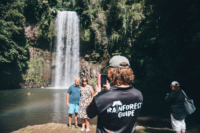 All Inclusive Waterfalls and Rainforest Tour from Cairns - Lake Eacham ends the swimming with calm water