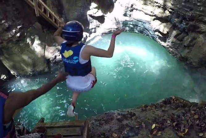 Amber cove and Taino Bay 7 Waterfall Zip lined & Dominican food - Rigo and Leonel keep the day personal