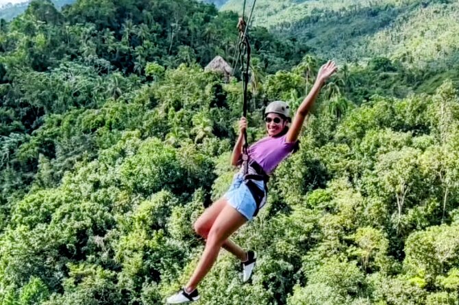 AMBER COVE-TAINO BAY 5 Zip Lines 7 Waterfalls + Locale Food - The Damajagua adventure in one packed morning