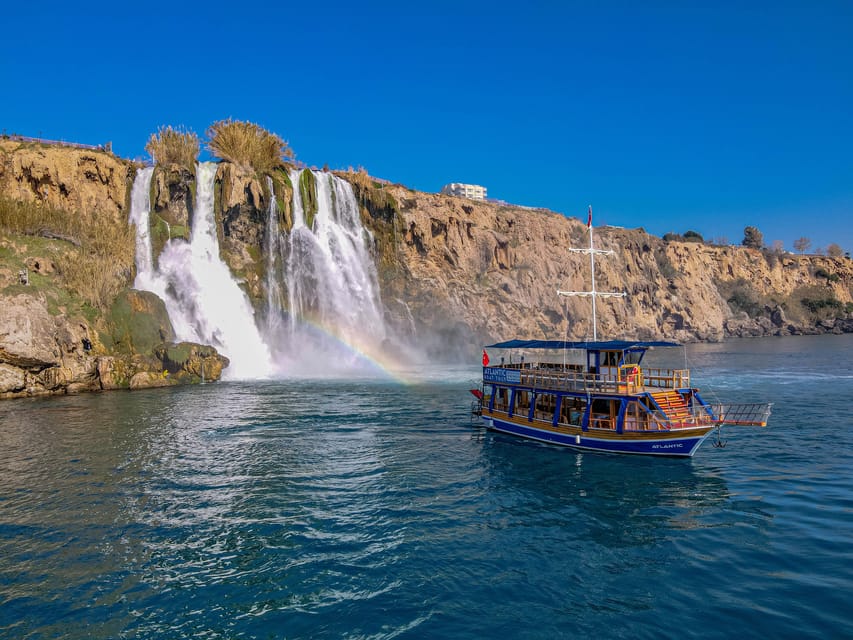 Antalya: Beach & Waterfalls Boat Trip w/ Lunch & Soft Drinks - Getting from Antalya to the harbor