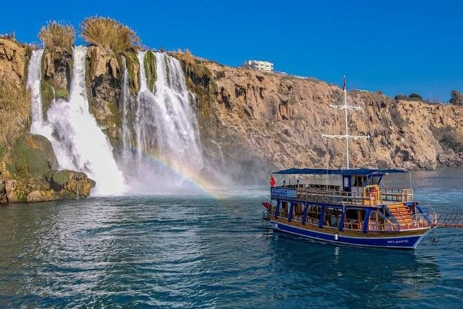 Antalya / Belek / Lara : Waterfall Boat Trip w/ Lunch and Drinks - Meeting the Lower Düden Waterfalls from the sea