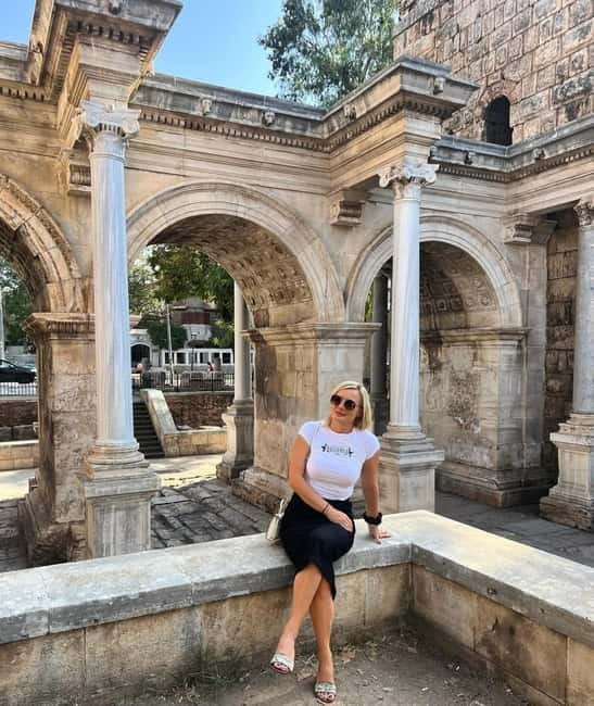 Antalya City Tour: Waterfalls, Boat, Old City & Bazaar - Antalya Old Town and its three famous landmarks