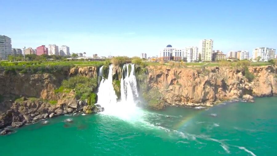 Antalya: Duden Waterfall Relax Boat Trip with Lunch - Two Mediterranean swim stops