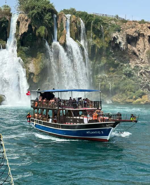 Antalya: Duden Waterfall Relax Boat Trip with Lunch - Weather, waves, and comfort
