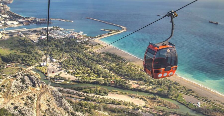 Antalya/Kemer: Old City, Waterfalls, Olympos Cable Car, Boat - Lower Düden Falls, where the river meets the sea