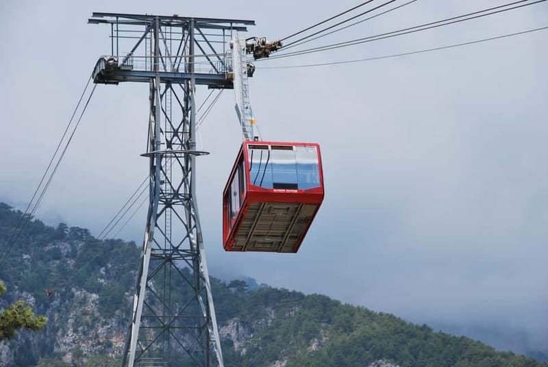 Antalya: Old City Tour w/Boat Trip, Cable Car & Waterfalls - Upper Düden Waterfalls: shade, caves, and moving water
