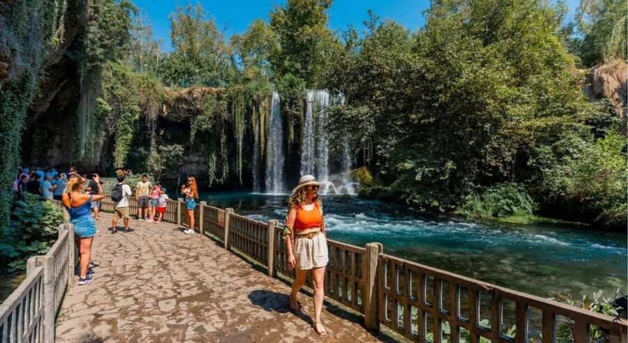 Antalya : Old City Tour w/Cable Car & Waterfalls & Boat Trip - Walking through Kaleici and its old landmarks