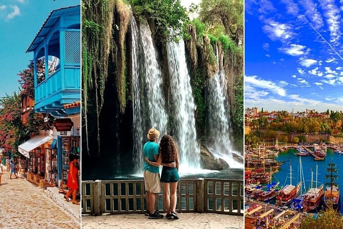Antalya : Old City Tour w/Olympos Cable Car & Waterfalls & Boat - One day, four sides of Antalya
