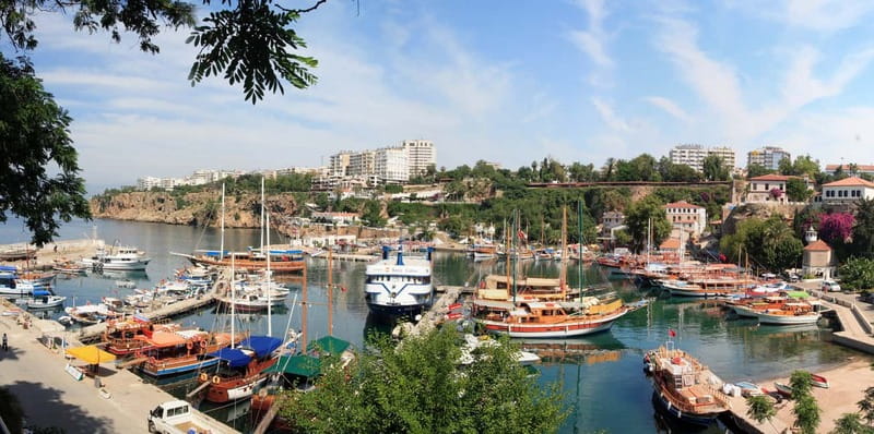 Antalya Private City Tour Waterfalls and Old Town Boat Tour - Lunch with the sound of falling water