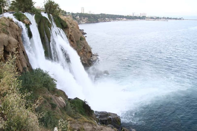 Antalya Private City Tour Waterfalls and Old Town Boat Tour - Upper Düden and the walk behind the water