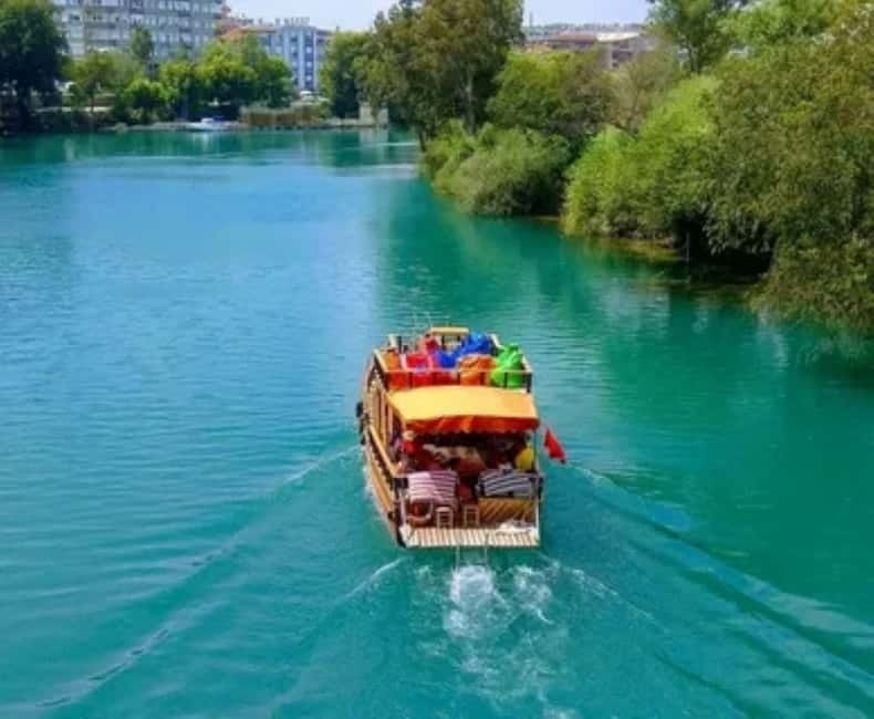 Antalya & Side: Manavgat River Cruise, Waterfall & Bazaar - Manavgat Waterfall: pretty, quick, and smaller than you may expect