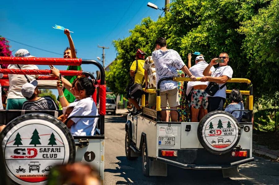 Antalya: Taurus Mountains Waterfalls Jeep Safari w/Lunch - Water games, music, and the social side