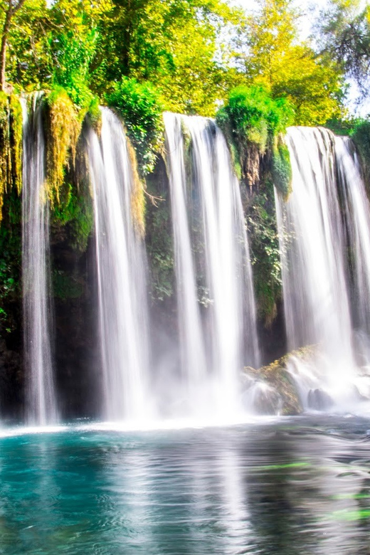 Antalya Waterfalls and Old City Tour - The first Duden Waterfall: shade, spray, and a welcome break
