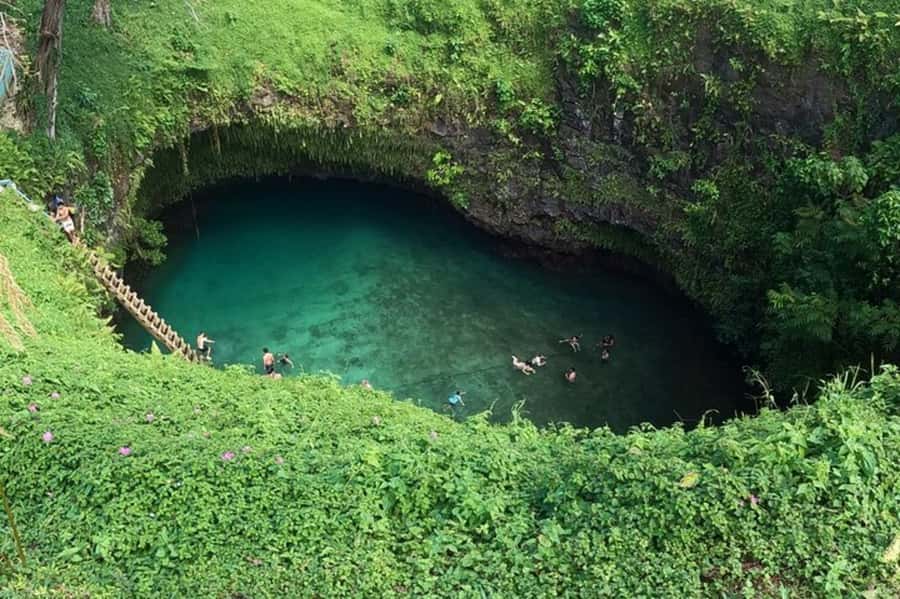 Apia: Full-Day Upolu Island Tour with Waterfalls and Beaches - Le Mafa Pass gives you a quick mountain view
