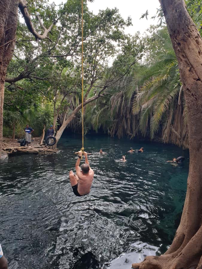 Arusha: Materuni Waterfalls, Hot Springs and/or Coffee Tour - The warm pools at Chemka Hot Springs