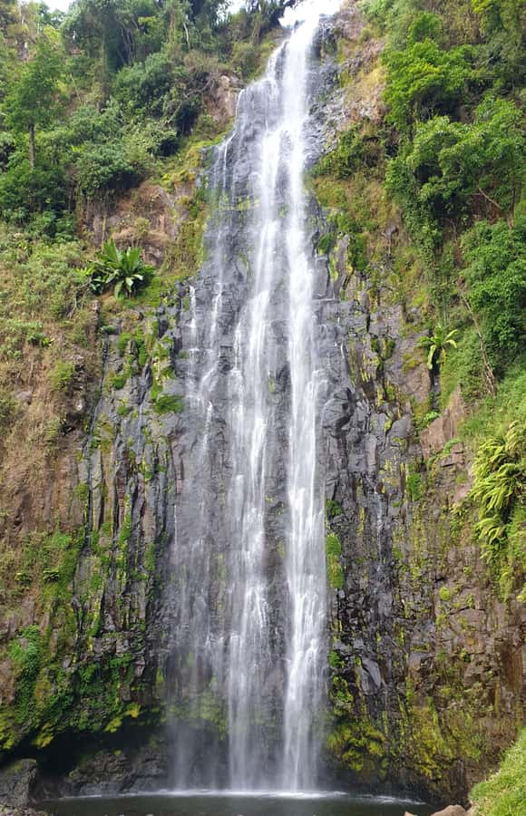 Arusha: Materuni Waterfalls, Hot Springs and/or Coffee Tour - The walk to an 85-meter waterfall