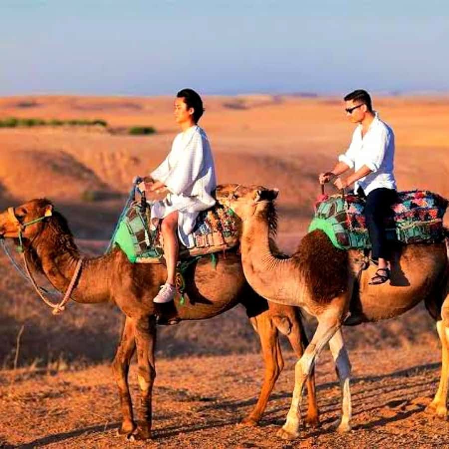 Atlas mountains and Berber villages & waterfall & camel ride - Imlil and the walk to the waterfall