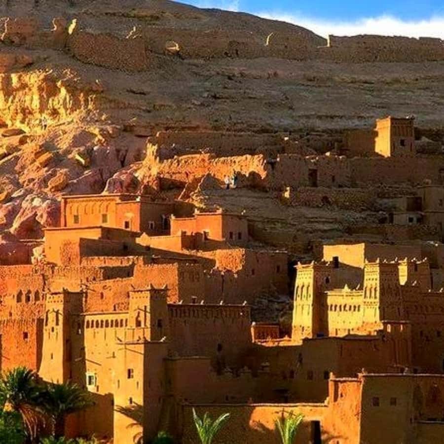 Atlas mountains and Berber villages & waterfall & camel ride - Lunch inside a Berber home