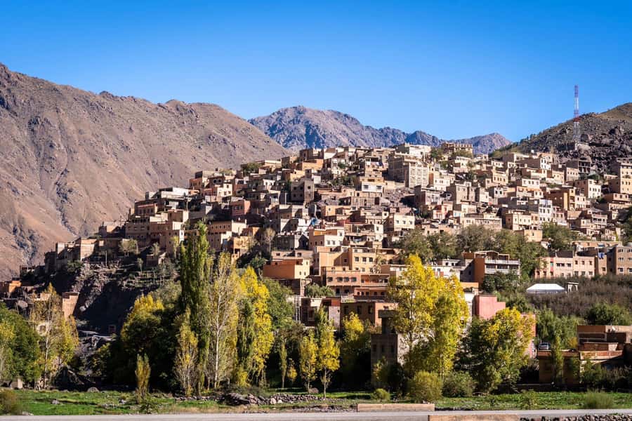 Atlas mountains hike with waterfalls & 3 valleys day trip - Walking through Armed and Ait Souka