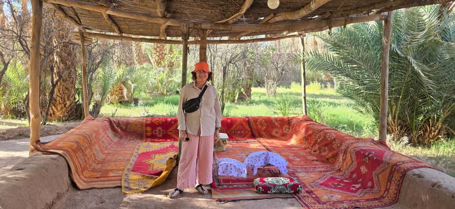 Atlas mountains hike with waterfalls & 3 valleys day trip - Mint tea and the start in Imlil