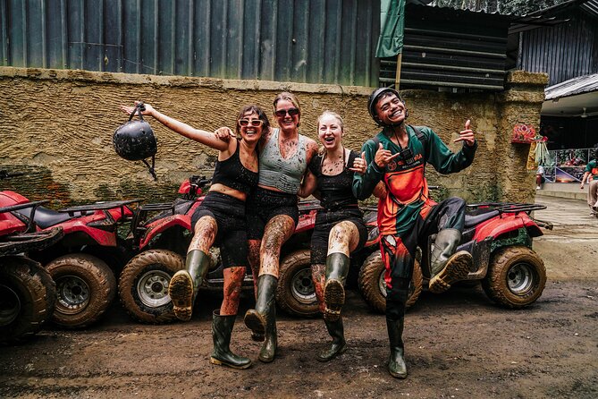 ATV Quad Bike Bali with Waterfall Gorilla Cave and Lunch - Learning the controls before the rough stuff