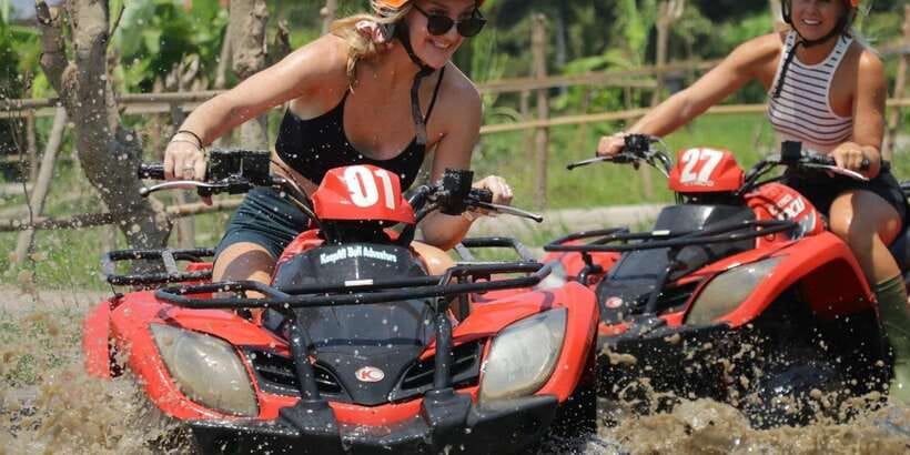 Bali: ATV Gorilla Cave, Ubud Monkey Forest, & Waterfall Tour - Gorilla Cave and the 105-minute ATV ride