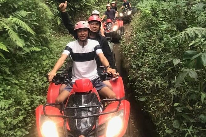 Bali ATV Quad Bike Through Tunnel, Waterfall, White Water Rafting - Two Bali adventures in one six-hour day