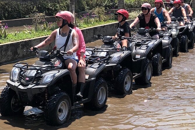Bali ATV Quad Bike Through Tunnel, Waterfall, White Water Rafting - What the $26.10 price really covers