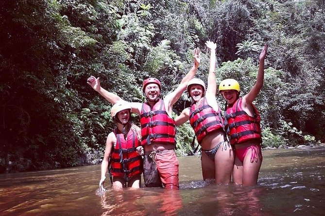 Bali ATV Rafting And Ubud Waterfall Private Tour - Ayung River rafting and the stair test
