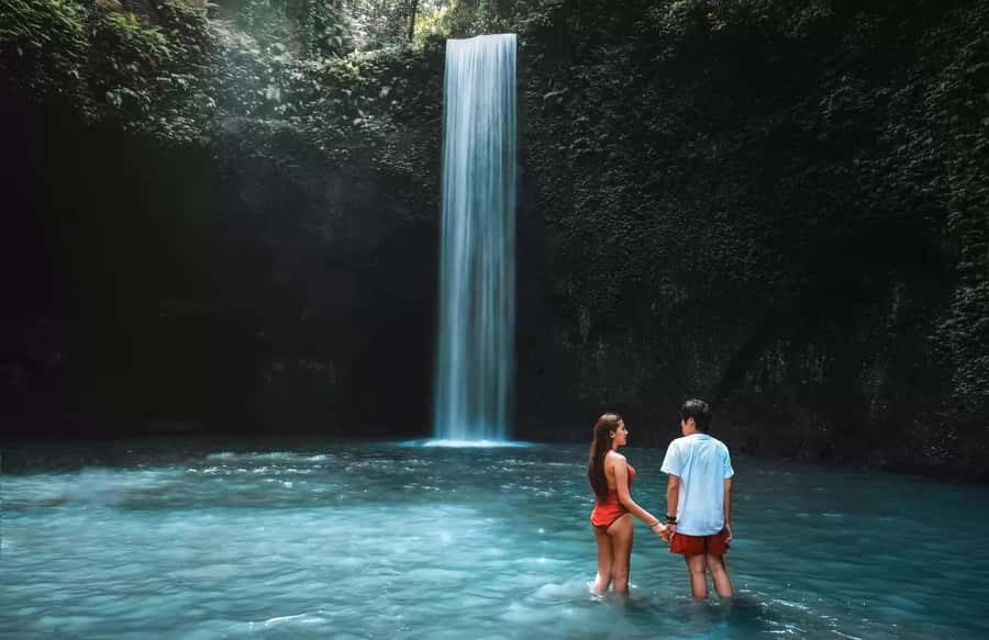 Bali Best Waterfalls Private Tour - Tukad Cepung, a waterfall under the rocks