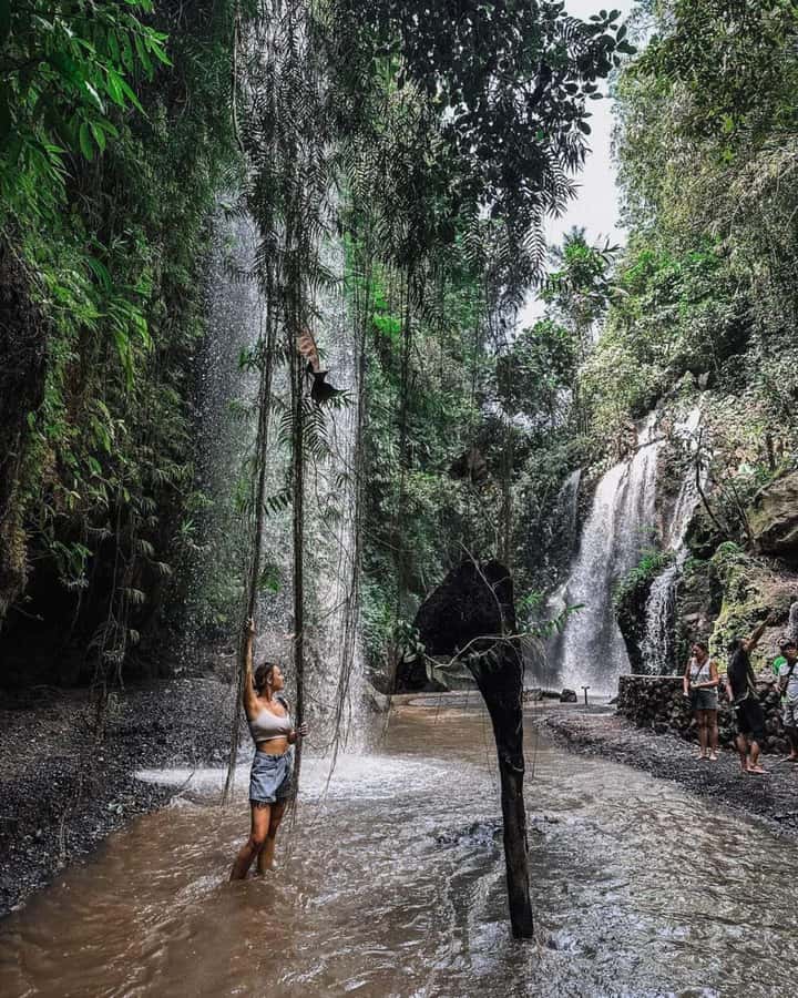 Bali : Day Trip to Besakih Temple & 2 Hidden Waterfalls - Goa Raja Waterfall and its cave setting