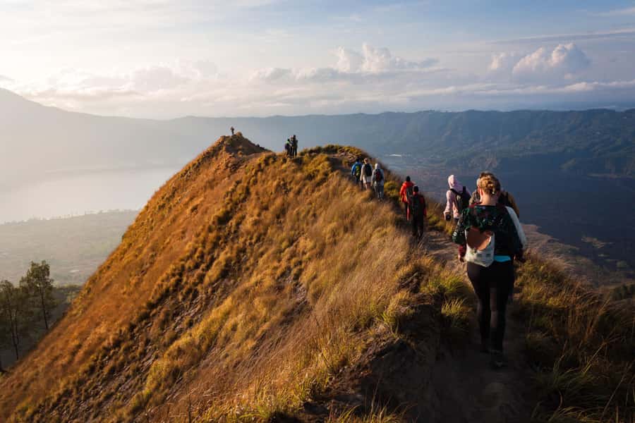 Bali: Mount Batur Sunrise Hike and Hidden Waterfall - The steep climb to Mount Batur’s summit