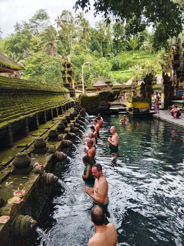 Bali: Rice terrace, Waterfall, and water Temple Day Tour - Tibumana Waterfall for a quieter swim