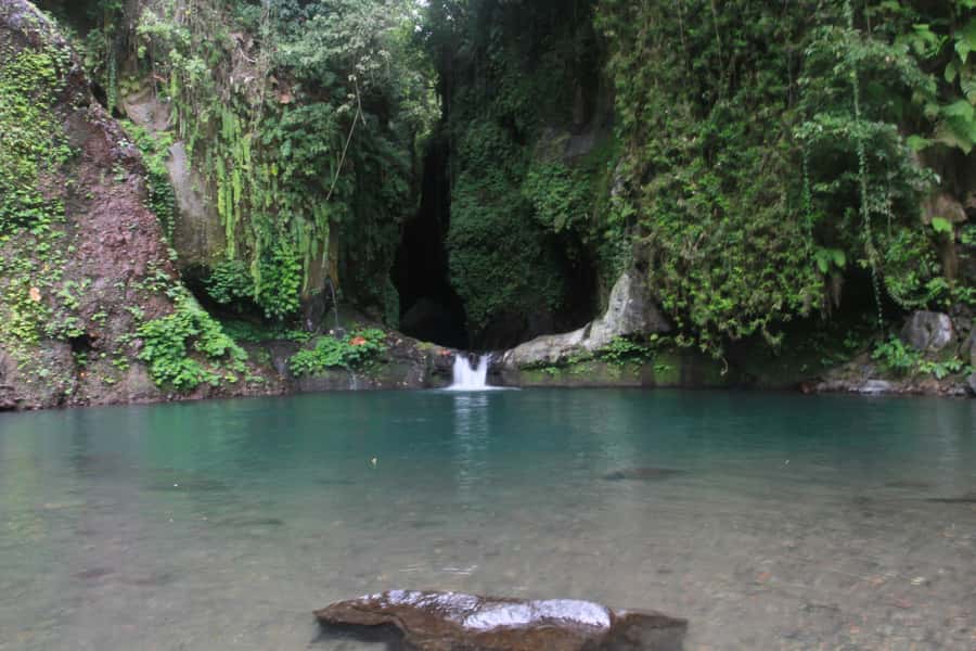 Bali: Sambangan Waterfalls Trekking, Sliding, & Jumping Trip - Blue Lagoon and the Secret Garden pools