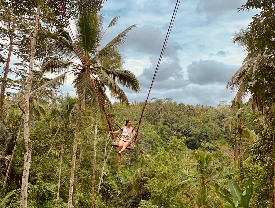 Bali: Swing with Falls, Rice Terrace, & Monkey Forest Option - Monkey Forest and ancient temple grounds