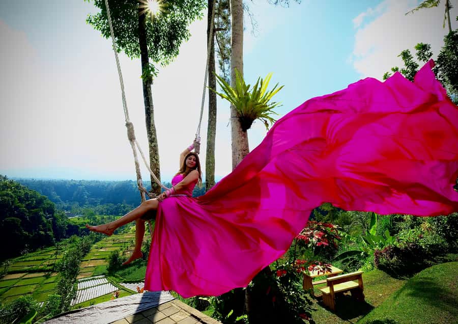 Bali: Swing with Falls, Rice Terrace, & Monkey Forest Option - Starting at Kumulilir coffee plantation