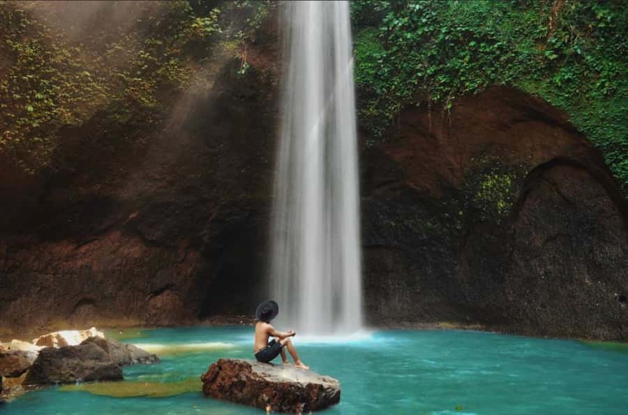 Bali Top's 3 Waterfalls - Temple And Rice Terrace - Tibumana Waterfall: the day’s best water stop