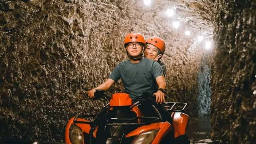 Bali: Waterfall Gorilla Cave ATV & Ubud Rafting Trip & Lunch - Lunch at Cretya Sunset after the mud