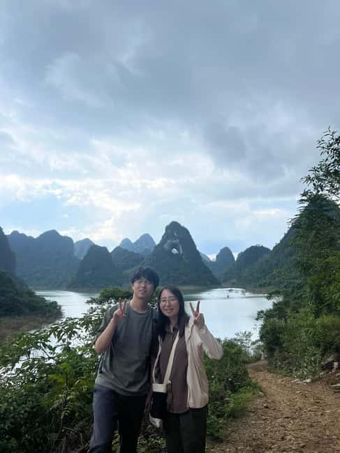 Ban Gioc Waterfall - God Eyes Mountain 1 Day By Car - Ngao Cave and its natural stone shapes