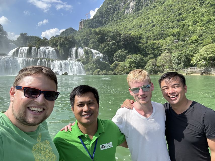 Ban Gioc Waterfall - God Eyes Mountain 1 Day By Car - Truc Lam Pagoda and the border view